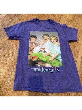 The Golden Girls Womens Purple Golden Girls T Shirt Small